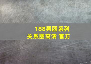 188男团系列关系图高清 官方